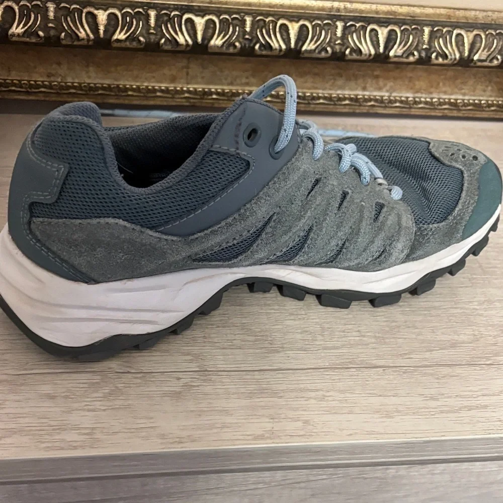 The North Face Black and Blue Trail Shoes